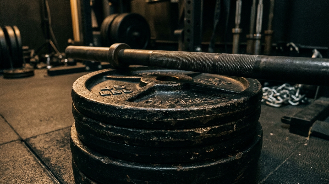 Cast Iron & Rubber Olympic Bumper Plates